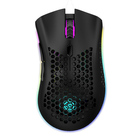 Wireless-Gaming-Maus mit RGB-Beleuchtung