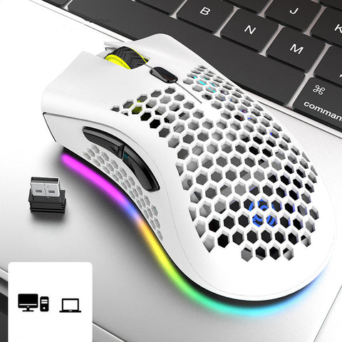 Wireless-Gaming-Maus mit RGB-Beleuchtung