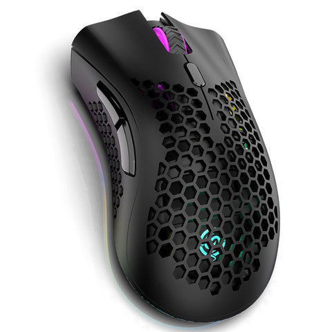 Wireless-Gaming-Maus mit RGB-Beleuchtung